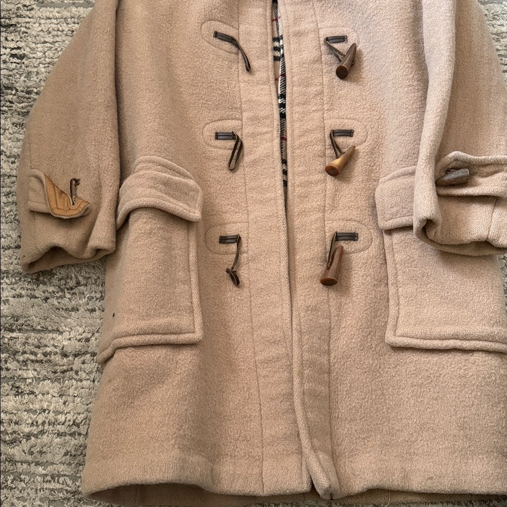 Burberry wool Tan Coat - Picture 2 of 6